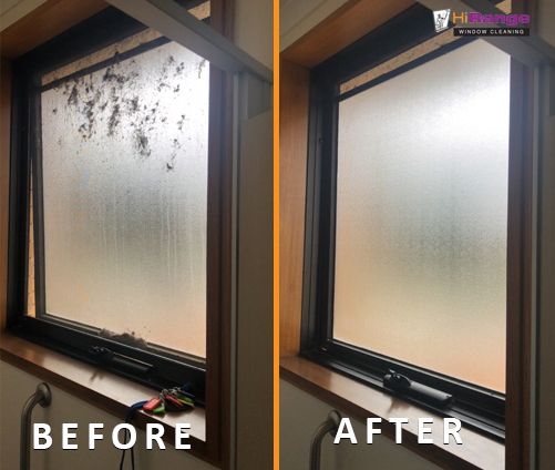 window cleaning altona - before and after result